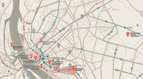 Holocaust Memorial Places and Holocaust-related Museums in Riga