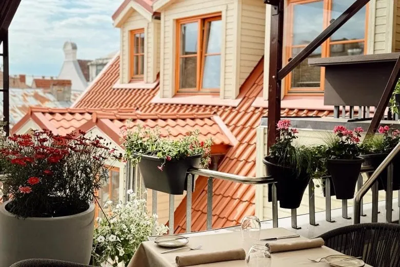 Top summer terraces in Riga - LeDome Restaurant