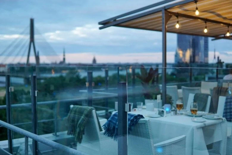 Riga's Hotel restaurants - Riga Islande Hotel Rooftop Restaurant