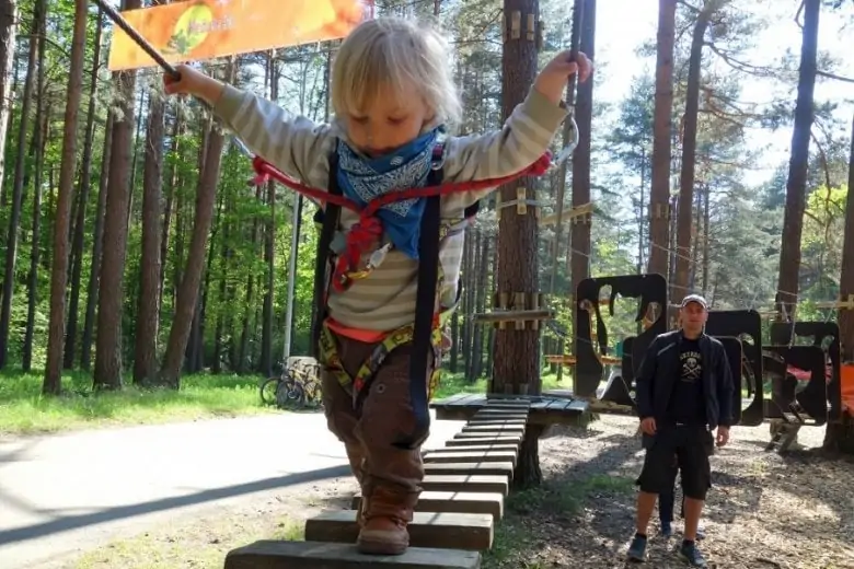 Entertainment in Riga for families and children - Adventure park “Mežakaķis”