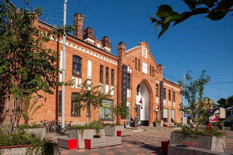 Āgenskalns Market in Riga, Latvia