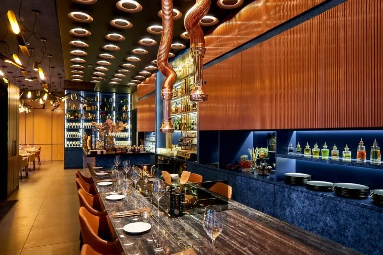 Riga in winter - Taste of winter in a restaurant
