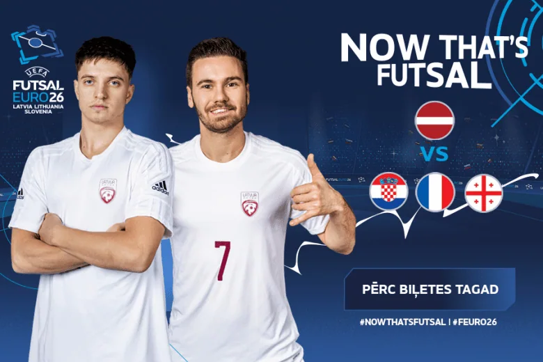 Riga in winter - UEFA Futsal EURO 2026