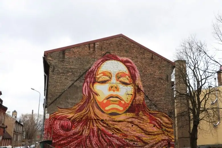 Riga Street Art Guide - The Red One