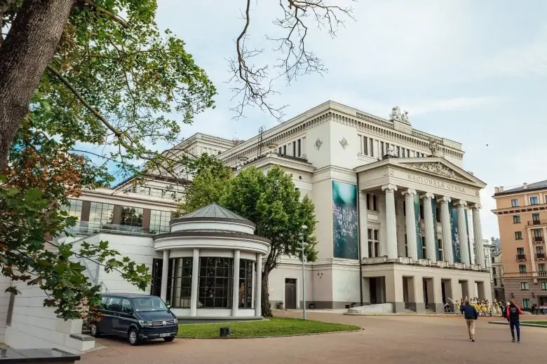 The National Opera in Riga, Latvia