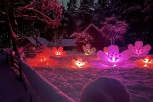 Ziemas gaismas dārzs Etnogrāfiskajā muzejā