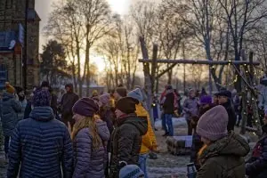 Weihnachtsgarten in Torņakalns "12 Heilige Nächte"
