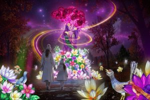 Light Festival in the Botanical Garden