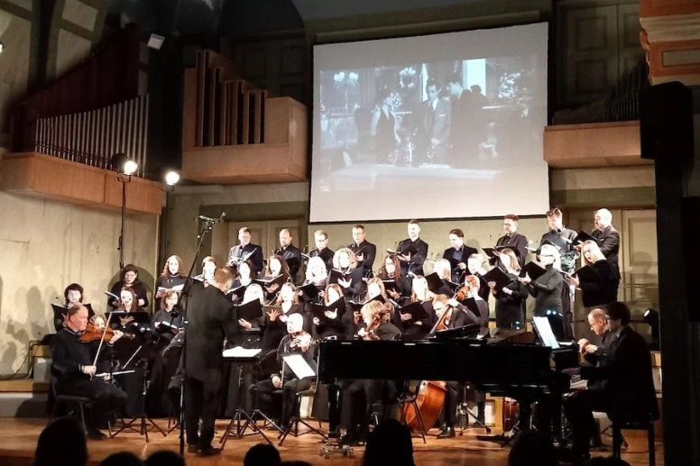 Choir Laudate during the concert Treasures of Film Music, 2023