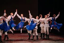 Konzert „Viļņošanās“ (Undulation) des Volkstanzensembles „Liesma“
