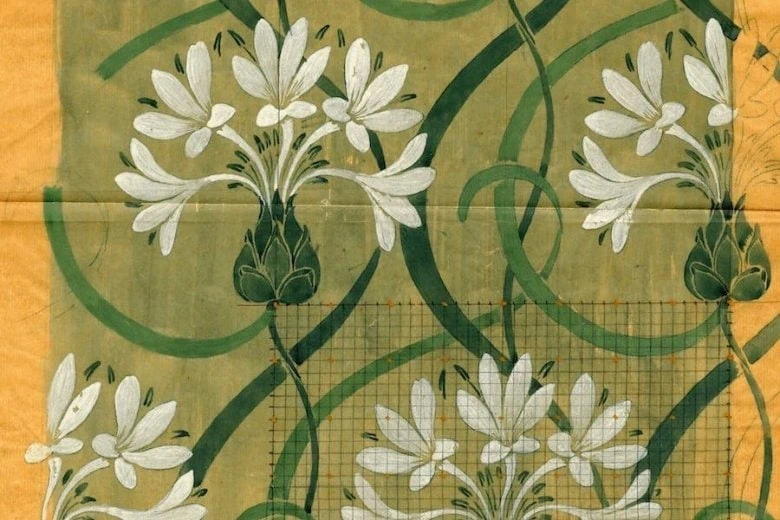Publicity image from the exhibition Summer 1900. Textile Designs as Images