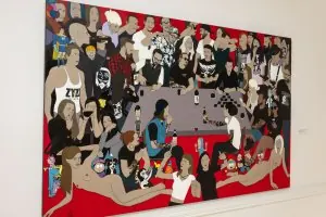 A group show of four painters, "Another World"