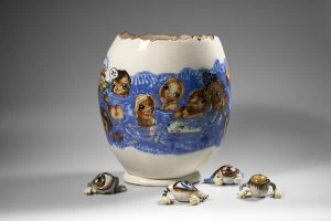 Panic attack in porcelain: Skuja Braden's exhibition 'Up, down and around!'