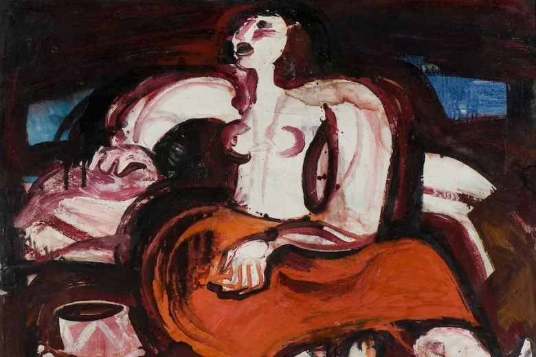 Excerpt from: Džemma Skulme. Folk song. 1969. Oil on canvas. Collection of the Latvian National Museum of Art. Photo: Normunds Brasliņš
