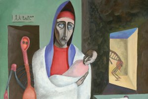 Ausstellung "Gegenwart. 100 Jahre der Kunstschule Liepāja"