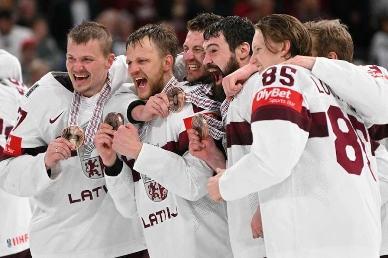 Latvia - Norway. Ice hockey test match - Latvia - Norway. Ice hockey test match
