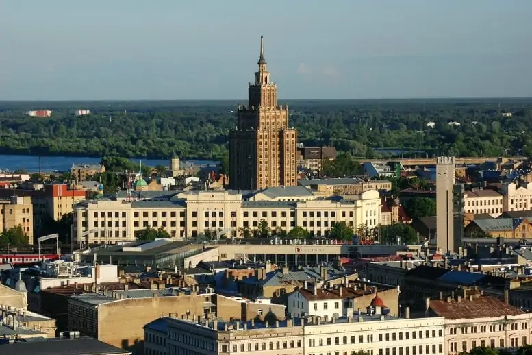 Latvian Academy of Sciences observation deck - Latvian Academy of Sciences observation deck