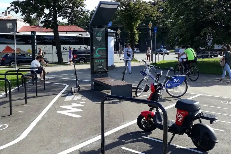 Riga‘s Radrouten Reiseführer - Mobilitätsstation