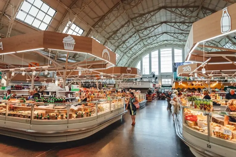 Interior of the Central Market that in Riga