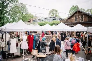 Markt im Kalnciems-Viertel 