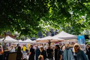 Markt im Kalnciems-Viertel 