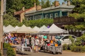 Markt im Kalnciems-Viertel 