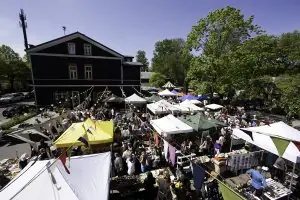 Markt im Kalnciems-Viertel 