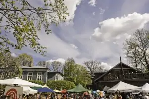 Markt im Kalnciems-Viertel 