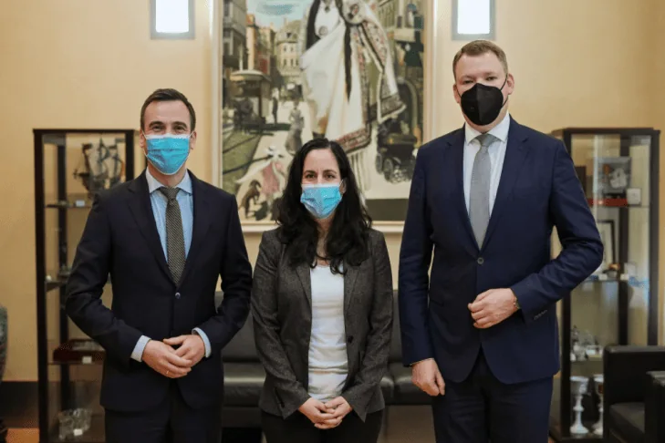 Rīgas domes vadības tikšanās ar Izraēlas vēstnieci Šaroni Rappaporti-Palgi